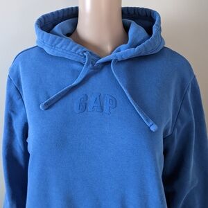 GAP Mini Soft Logo Blue Hoodie, Men's XS